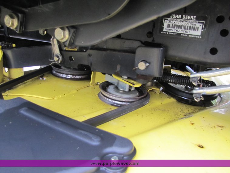 image for item 3295 John Deere X595 lawn tractor with mower