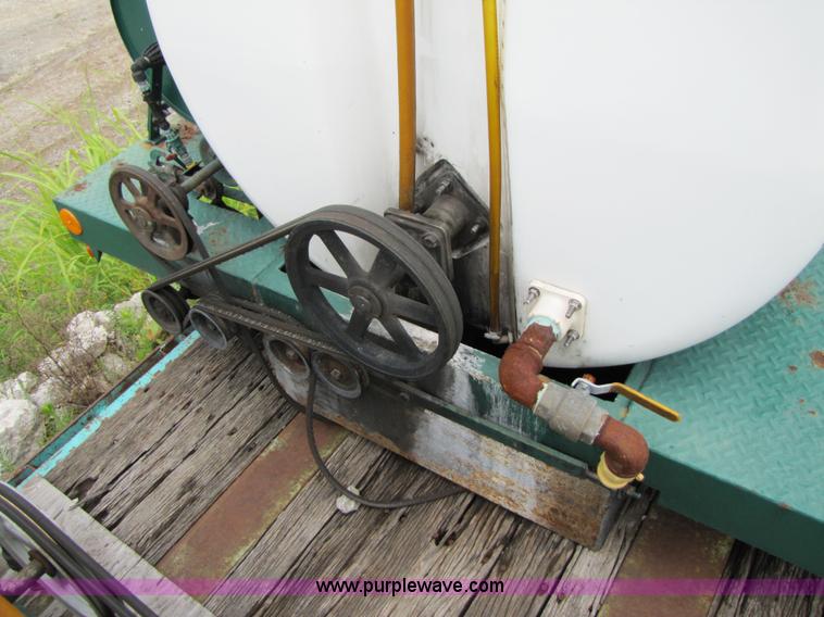 image for item 3507 Dual tank chemical mixer tank on truck bed