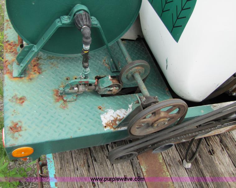 image for item 3507 Dual tank chemical mixer tank on truck bed