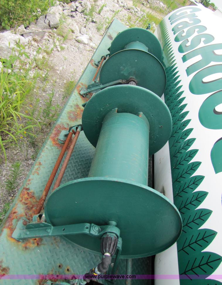 image for item 3507 Dual tank chemical mixer tank on truck bed