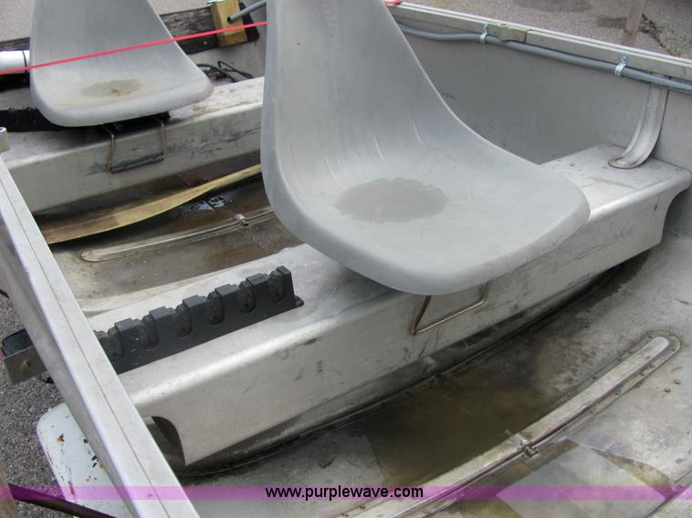 image for item 4636 Aluma-Craft 14' V-bottom boat and trailer