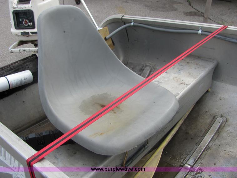 image for item 4636 Aluma-Craft 14' V-bottom boat and trailer