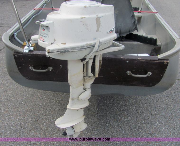 image for item 4636 Aluma-Craft 14' V-bottom boat and trailer