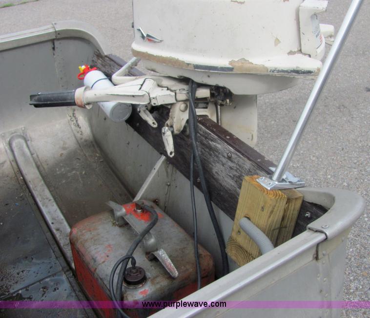 image for item 4636 Aluma-Craft 14' V-bottom boat and trailer