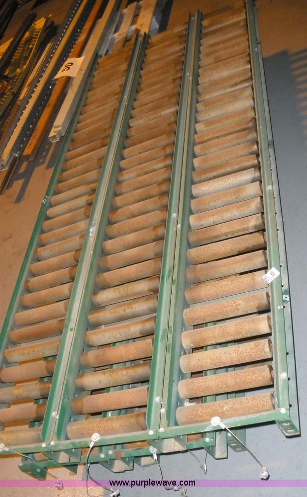 image for item 6265 24' three wide 12" roller conveyor
