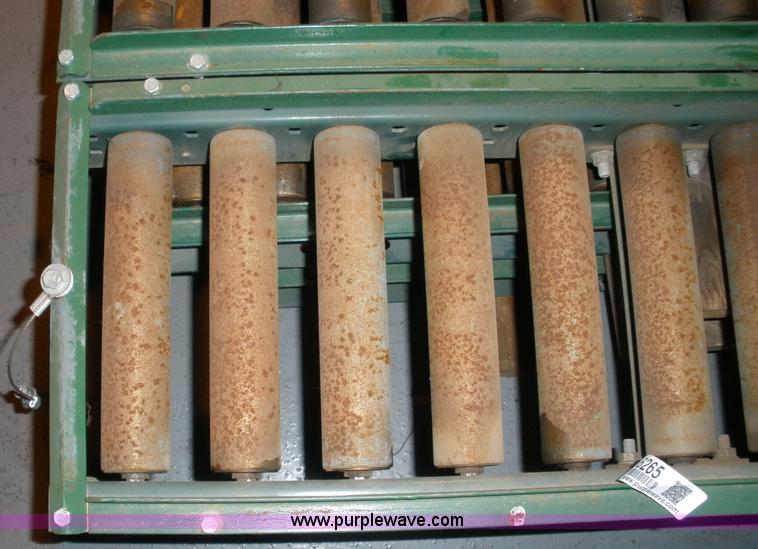 image for item 6265 24' three wide 12" roller conveyor