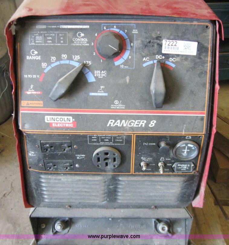 image for item 7222 Lincoln Ranger 8 welder