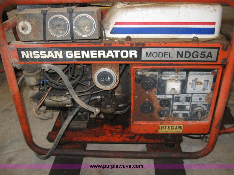 image for item 7224 Nissan generator
