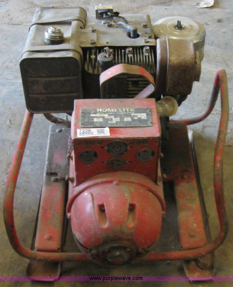 image for item 7226 Homelite high cycle generator