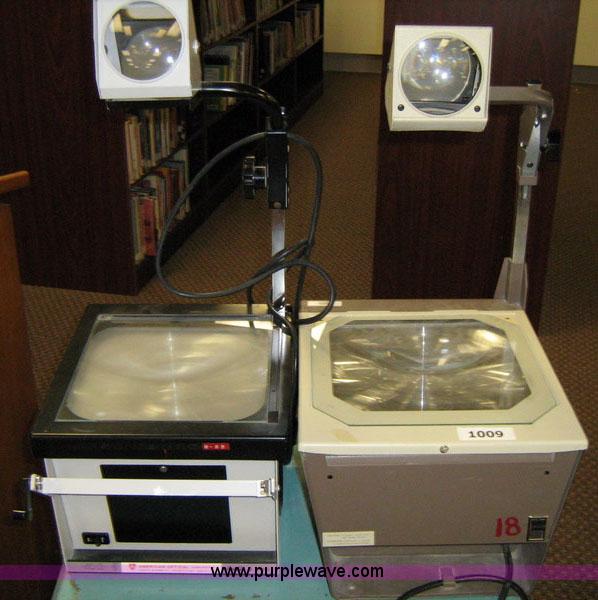 image for item 1009 (2) overhead projectors