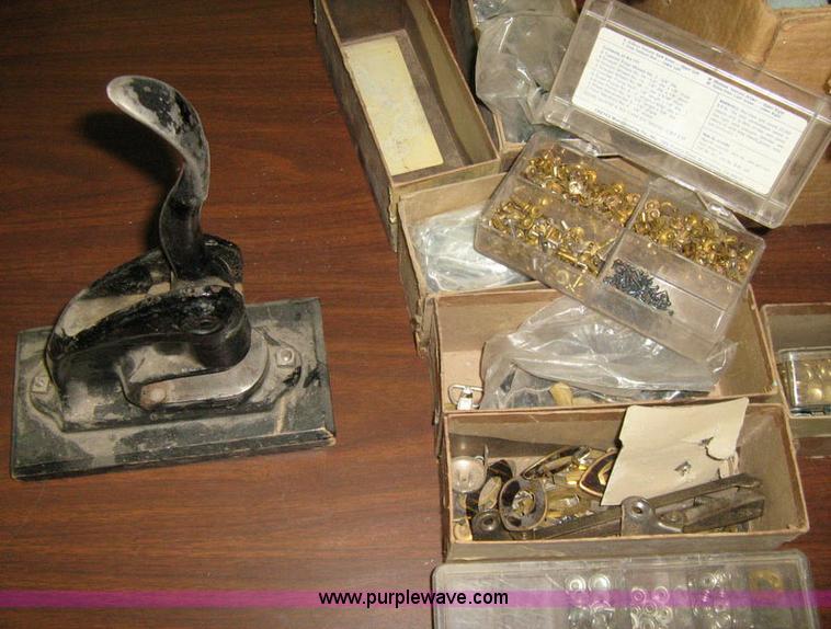 image for item 1012 Assorted leather working supplies