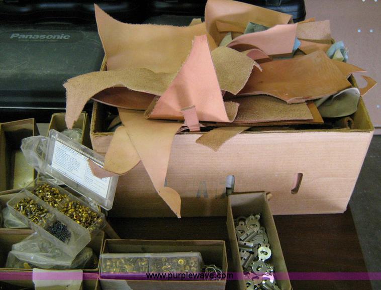 image for item 1012 Assorted leather working supplies