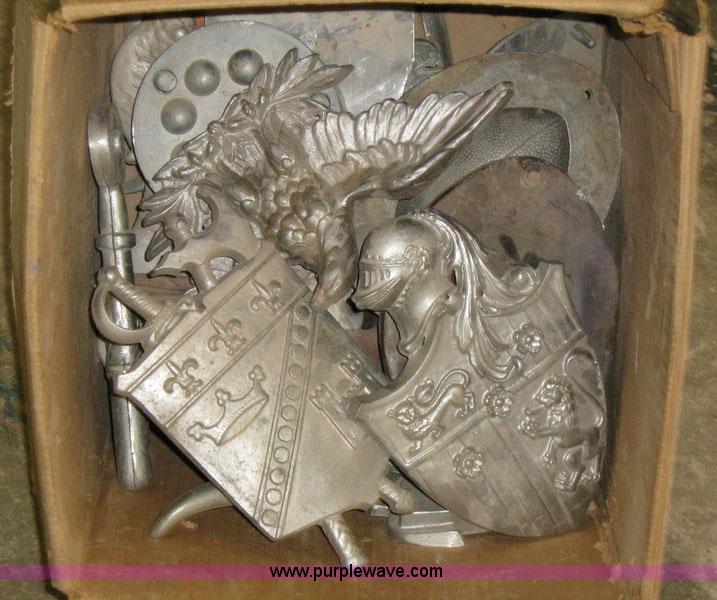 image for item 1031 Foundry and forge with cabinet containing assorted tools, gloves, and crucibles