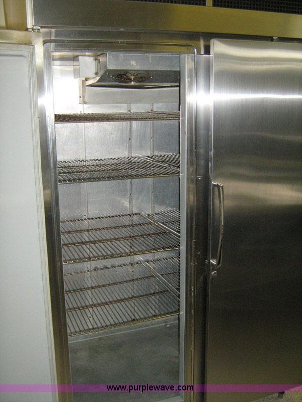 image for item 1034 Tyler stainless steel double door refrigerator