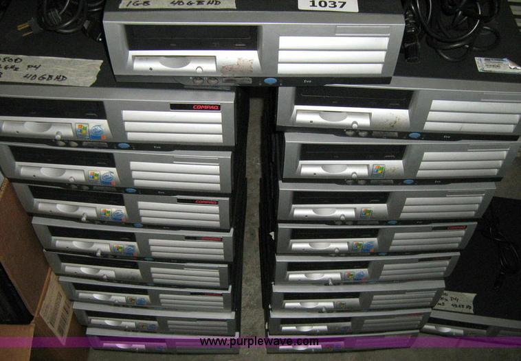 image for item 1037 (18) Compaq D500 small form factor computers