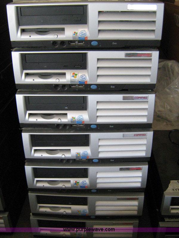 image for item 1038 (10) Compaq D515 small form factor computers