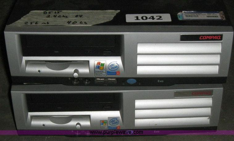 image for item 1042 (2) Compaq computers