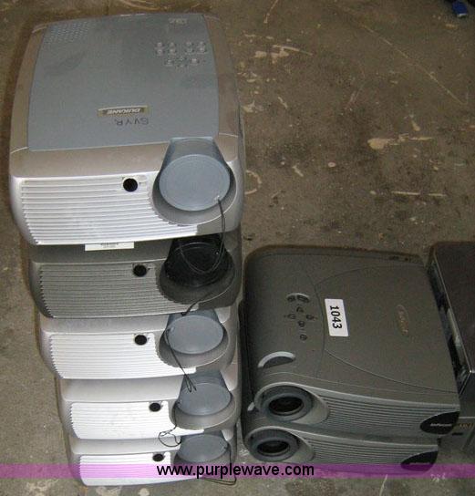 image for item 1043 (9) assorted non-operating projectors