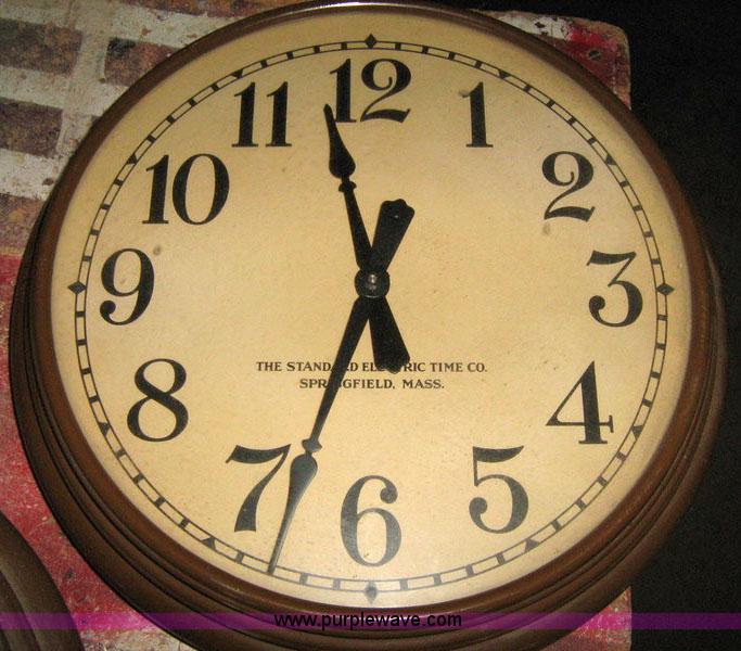 image for item 1054 (3) Standard Electric Time Company clocks