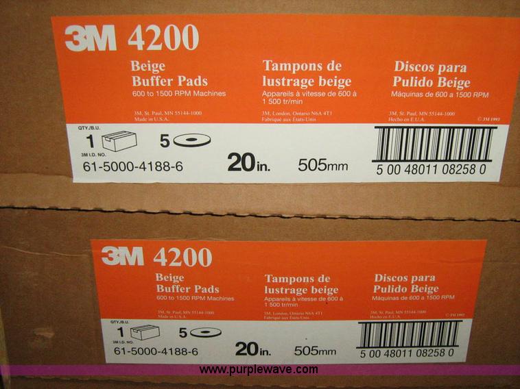 image for item 1055 (20) boxes of 20" buffer pads
