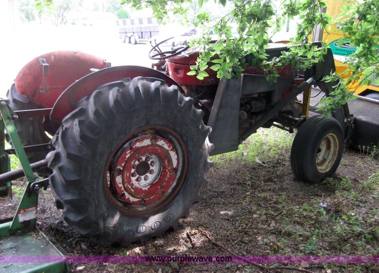 image for item 2037 Massey-Ferguson 50 tractor with front end loader and mower