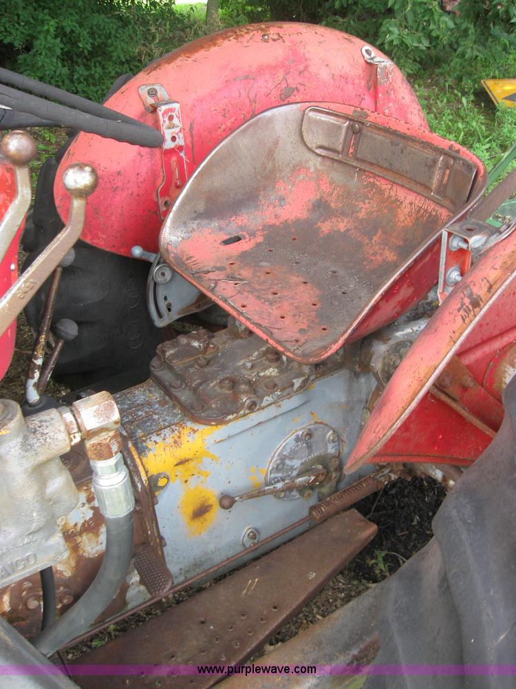 image for item 2037 Massey-Ferguson 50 tractor with front end loader and mower