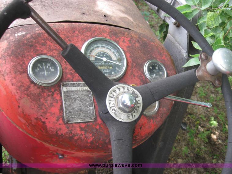 image for item 2037 Massey-Ferguson 50 tractor with front end loader and mower