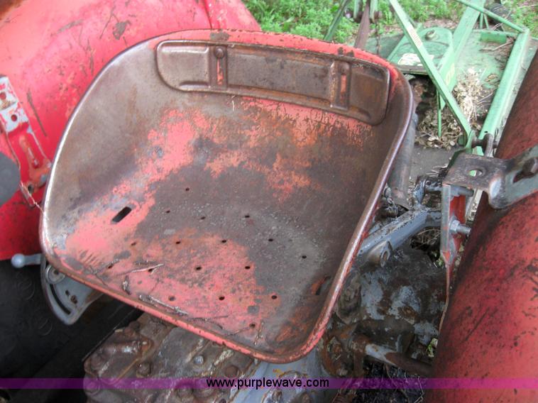 image for item 2037 Massey-Ferguson 50 tractor with front end loader and mower