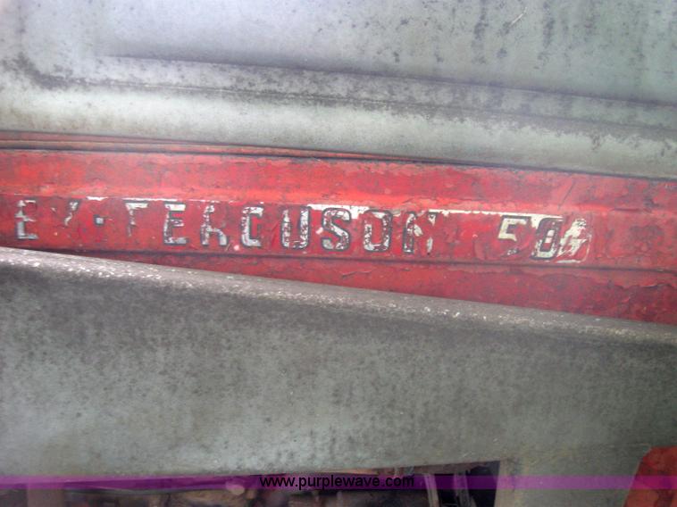 image for item 2037 Massey-Ferguson 50 tractor with front end loader and mower