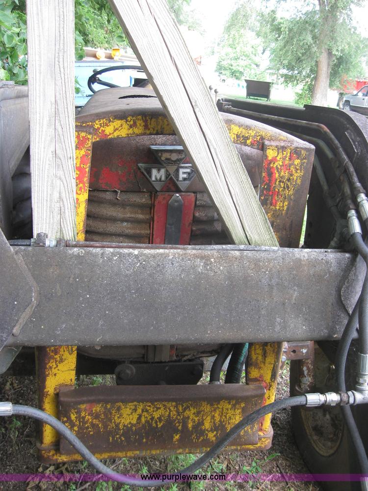 image for item 2037 Massey-Ferguson 50 tractor with front end loader and mower