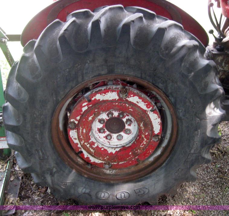 image for item 2037 Massey-Ferguson 50 tractor with front end loader and mower