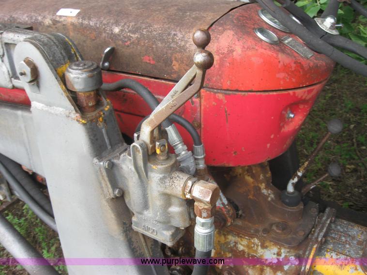 image for item 2037 Massey-Ferguson 50 tractor with front end loader and mower