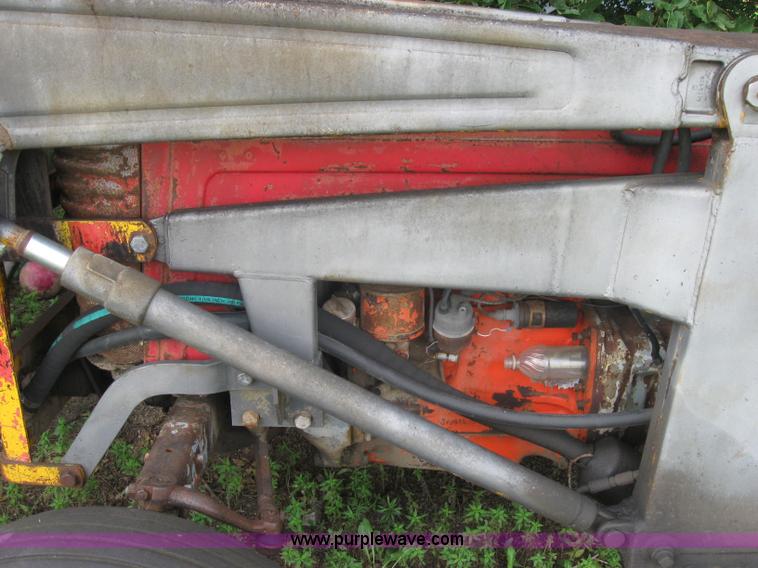 image for item 2037 Massey-Ferguson 50 tractor with front end loader and mower