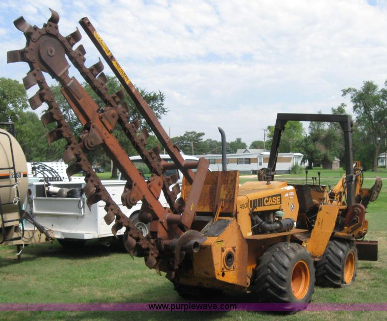 image for item 2038 Case 4507 trencher backhoe
