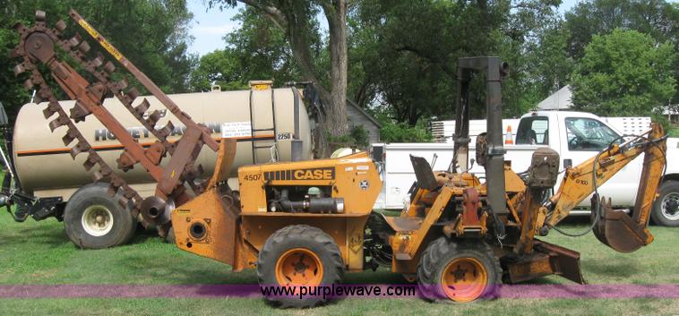 image for item 2038 Case 4507 trencher backhoe