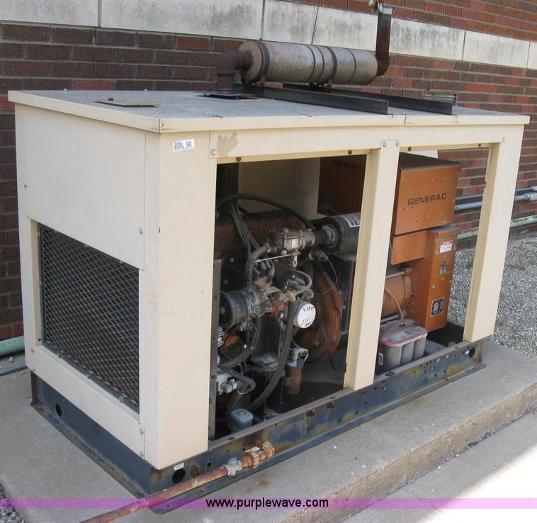 image for item 2050 Generac 20 K.W generator with transfer switch