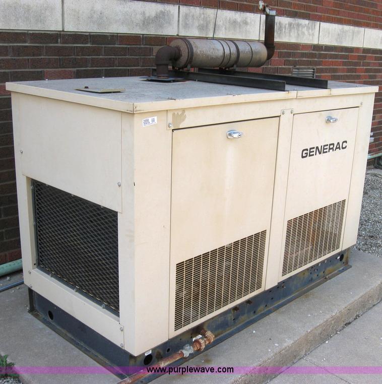 image for item 2050 Generac 20 K.W generator with transfer switch
