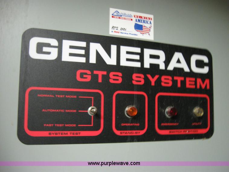 image for item 2050 Generac 20 K.W generator with transfer switch