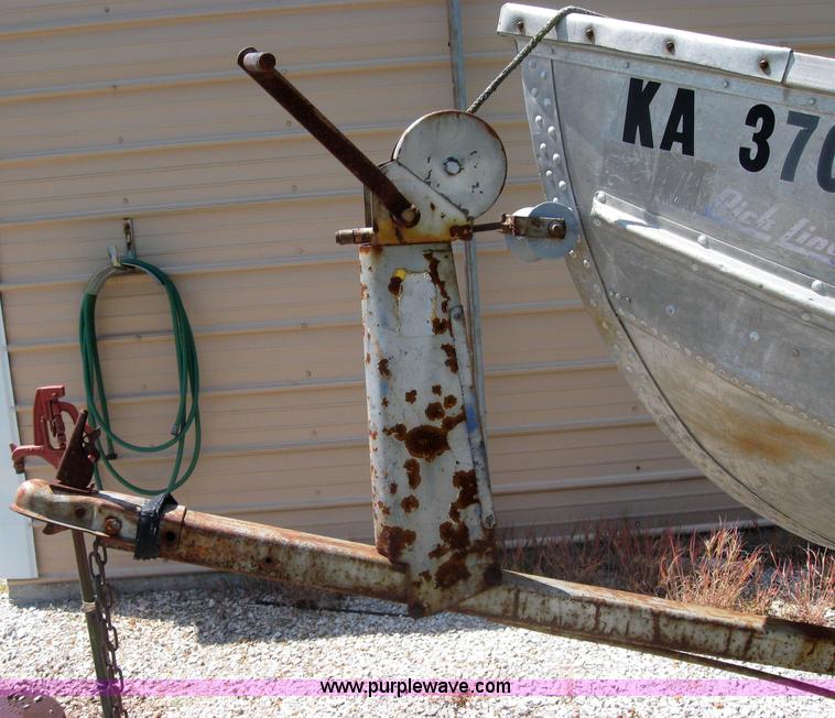 image for item 2200 14' Rich Line aluminum V-bottom boat