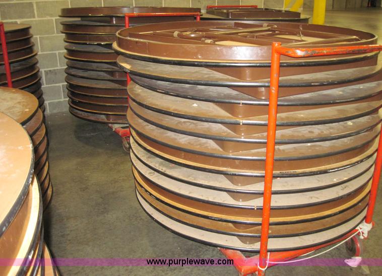 image for item 6552 (92) 60" diameter round tables