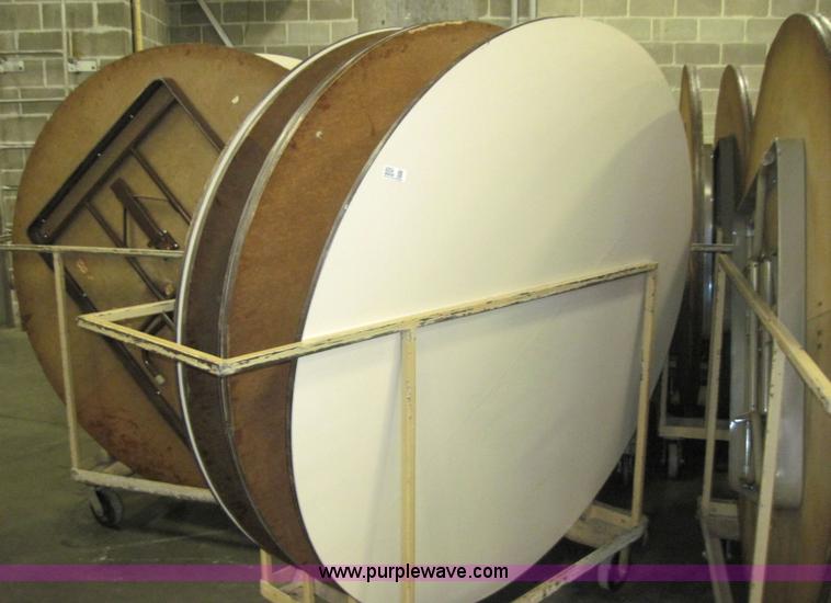 image for item 6554 (30) 66" diameter round tables