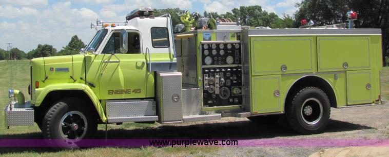 image for item 6686 1988 GMC Brigadier fire truck