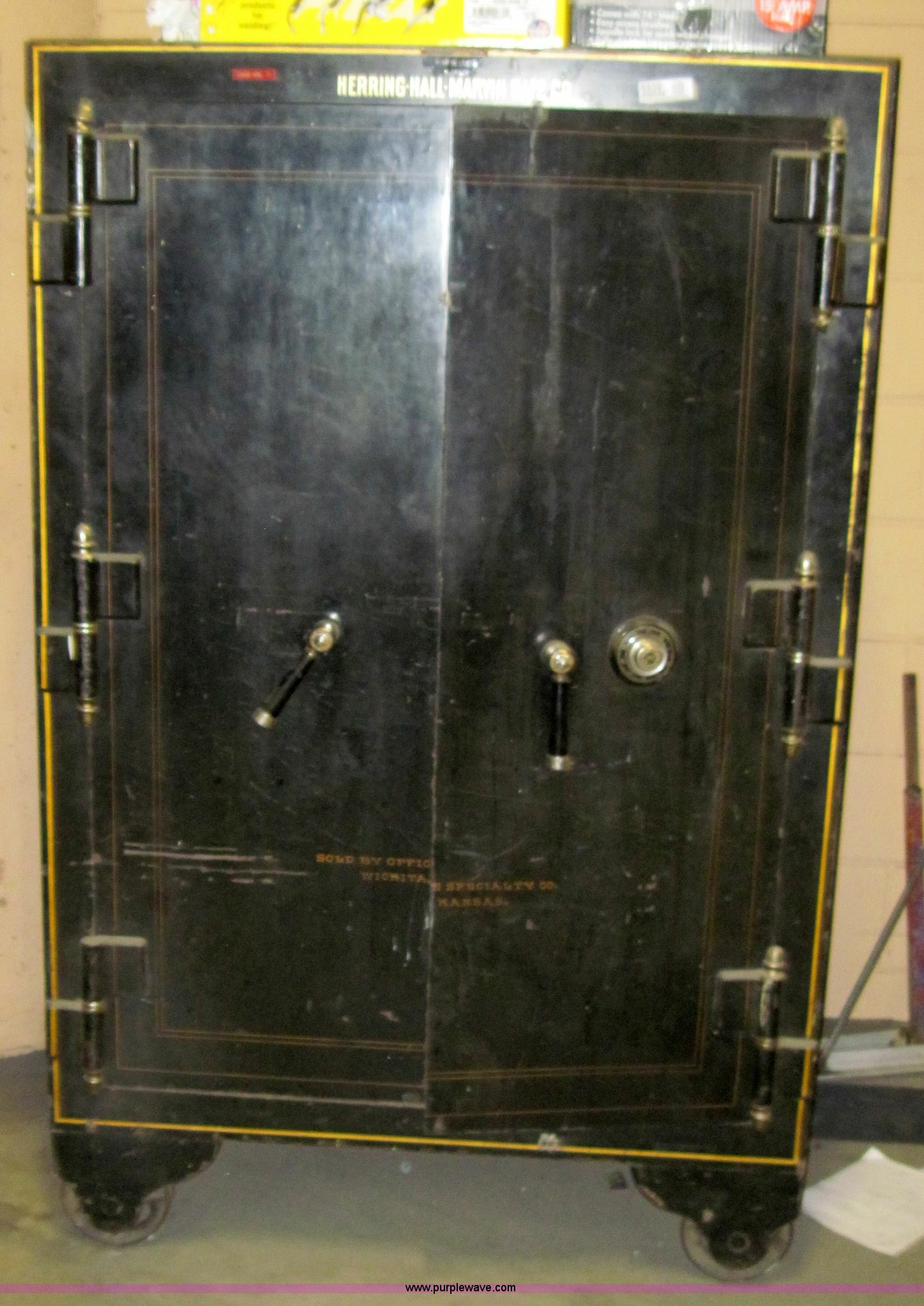 Herring Hall Marvin upright safe in Wichita, KS Item 6530 sold