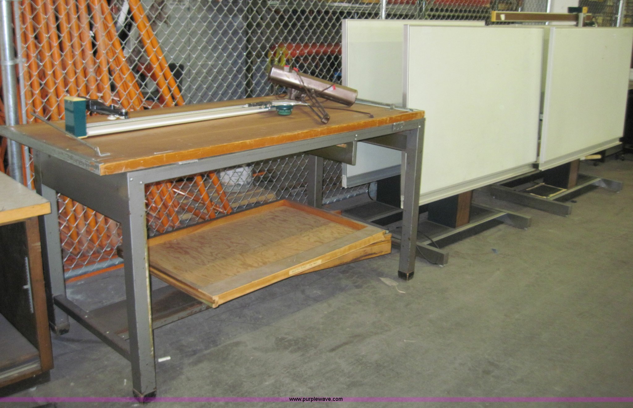 (5) drafting tables in Wichita, KS Item 6613 sold Purple Wave