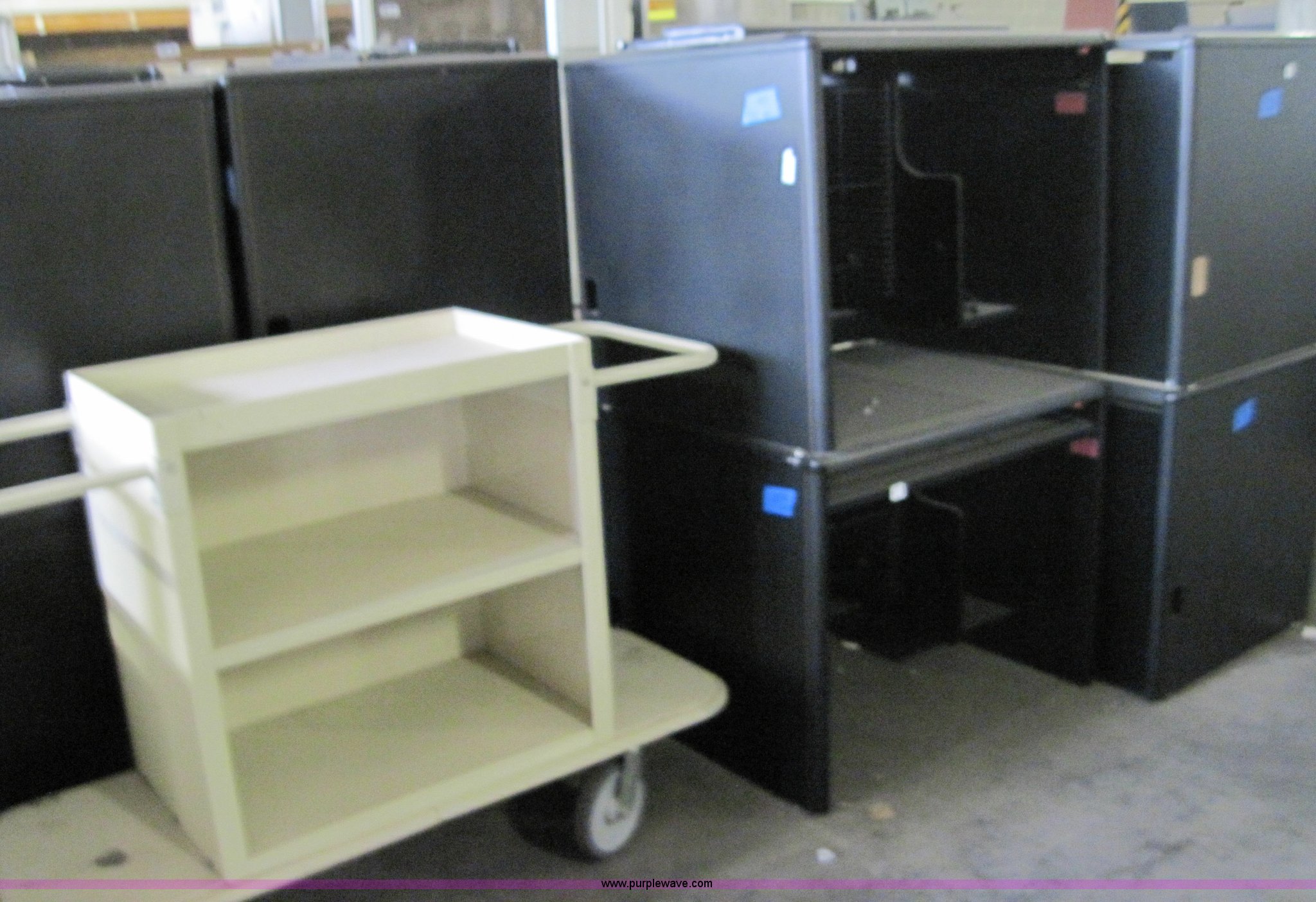Assorted office furniture in Wichita, KS Item 7232 sold Purple Wave