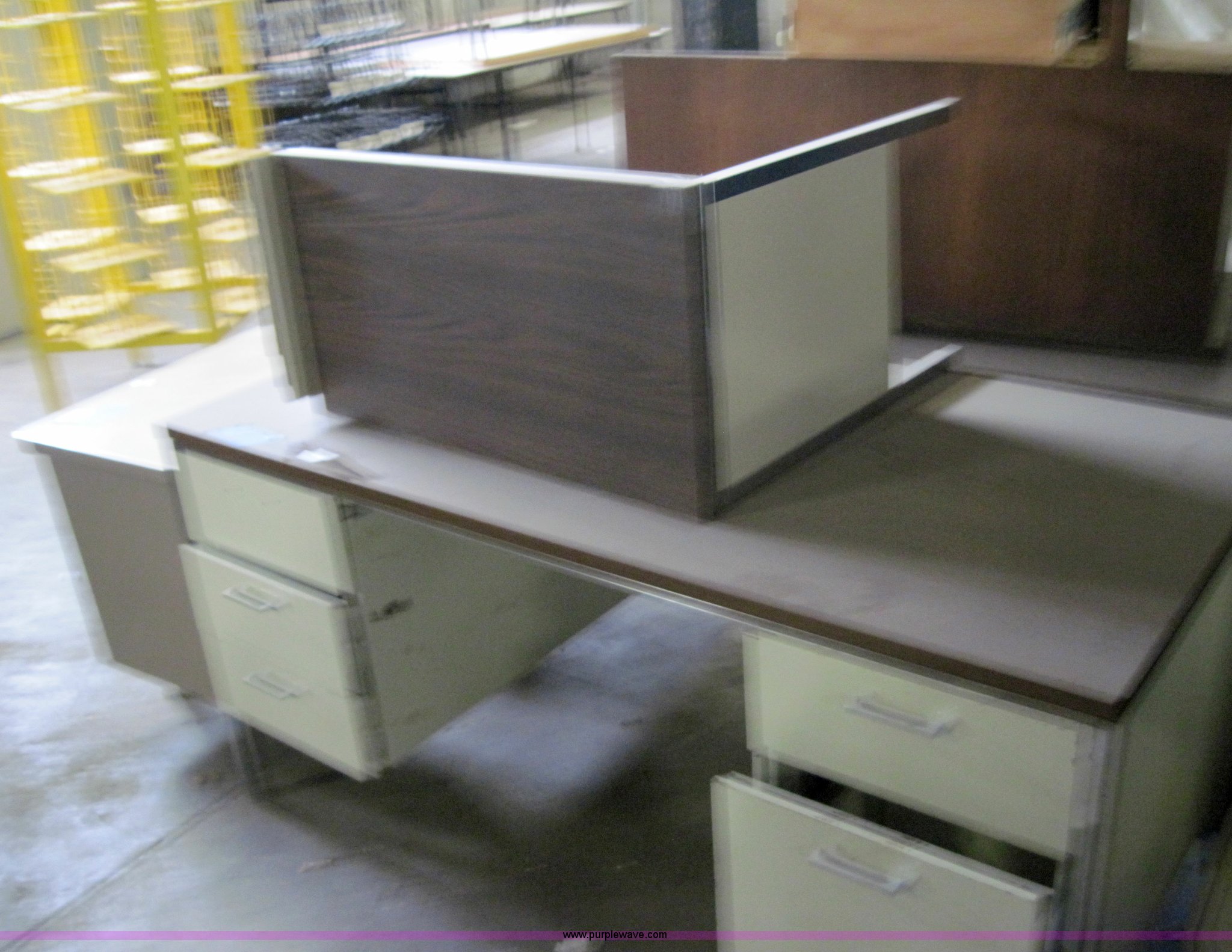 Assorted office furniture in Wichita, KS Item 7232 sold Purple Wave