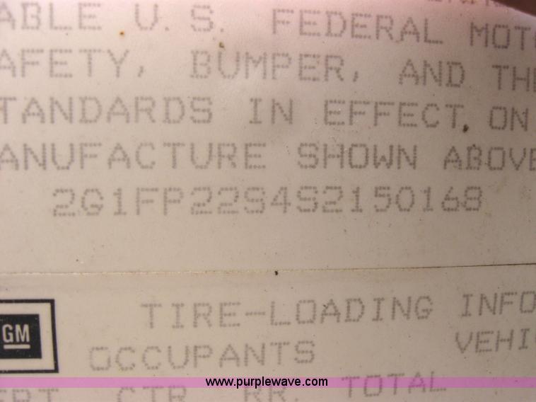 image for item 2173 1995 Chevrolet Camaro