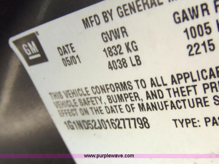 image for item 2180 2001 Chevroelt Malibu