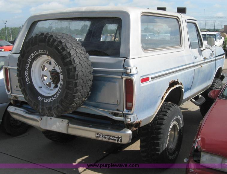 image for item 2224 1979 Ford Bronco Ranger XLT
