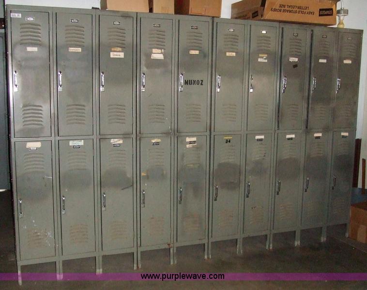 (2) sets of 10 storage lockers in Ft. Riley, KS Item 7018 sold